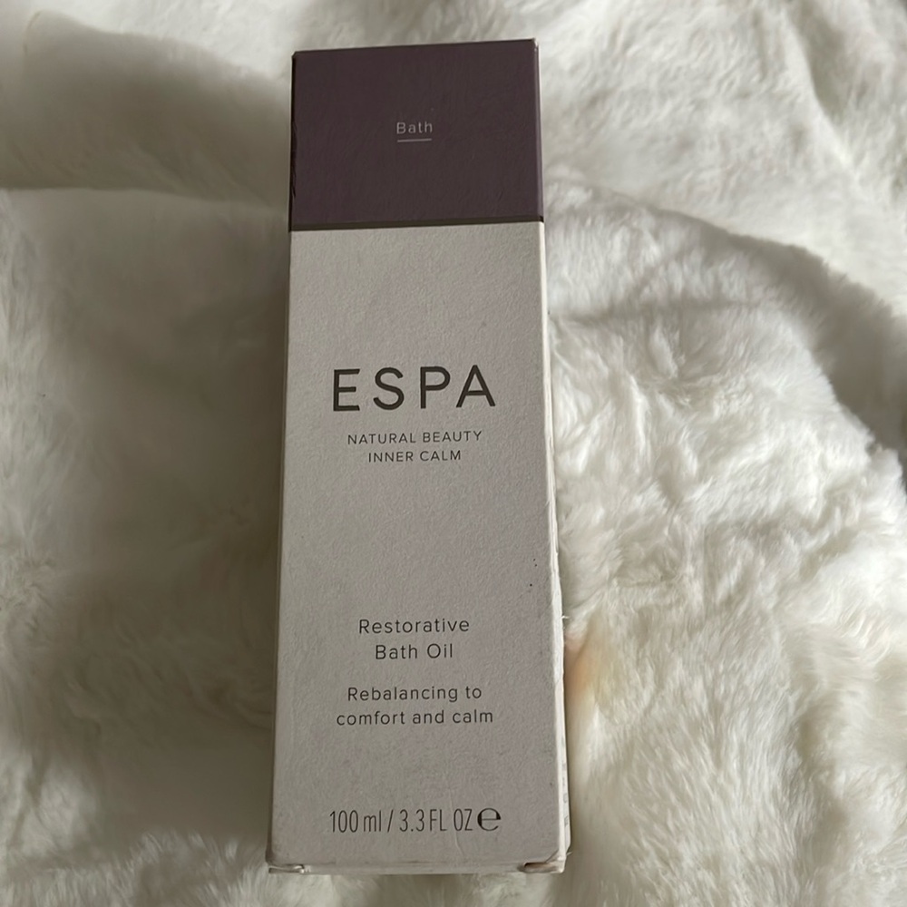 Espa restorative bath oil 3.3 fl oz